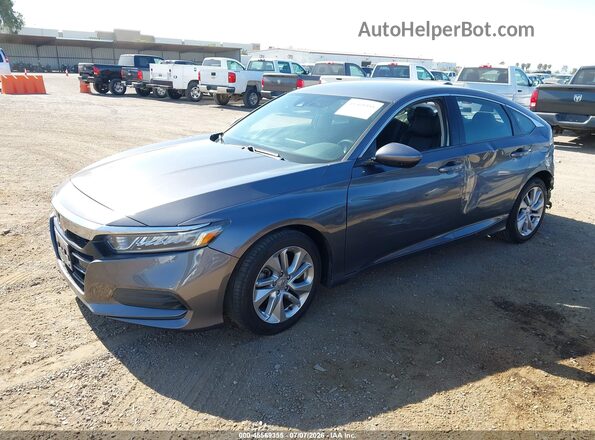 1HGCV1F1XLA059738 2020 HONDA ACCORD Серый Передняя левая четверть