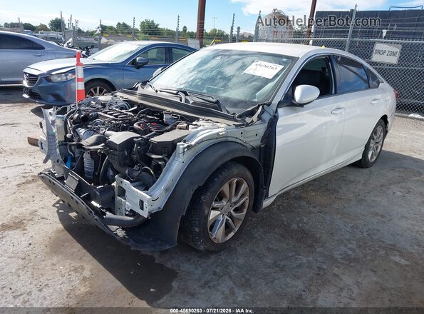 1HGCV1F1XLA062736 2020 HONDA ACCORD White Vista tres cuartos delantera izquierda