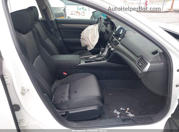 1HGCV1F1XLA079407 2020 HONDA ACCORD Белый Вид салона спереди