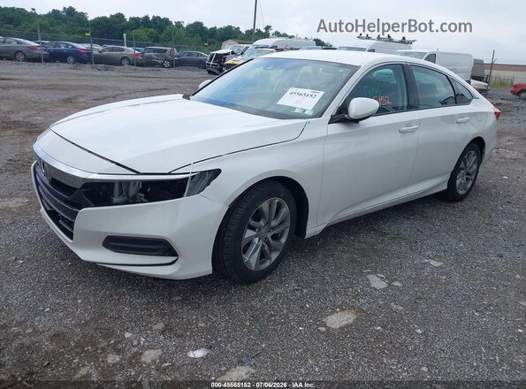 1HGCV1F1XLA079407 2020 HONDA ACCORD Белый Передняя левая четверть