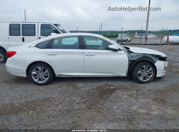 1HGCV1F1XLA079407 2020 HONDA ACCORD Белый Вид задней части салона