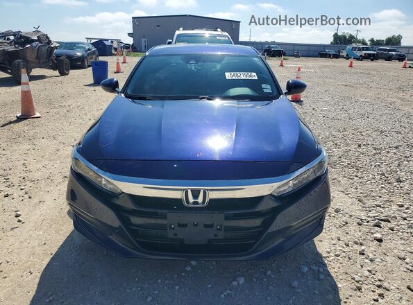 1HGCV1F1XLA085210 2020 HONDA ACCORD Синий Вид спереди
