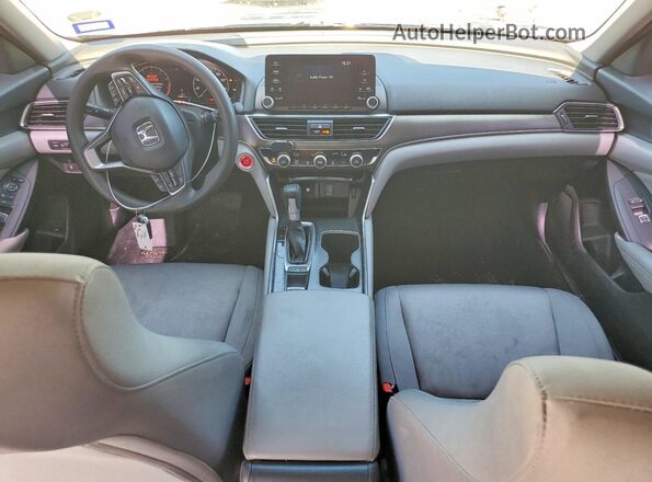 1HGCV1F1XLA085210 2020 HONDA ACCORD Синий Вид панели приборов