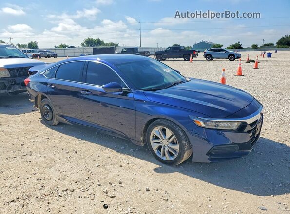 1HGCV1F1XLA085210 2020 HONDA ACCORD Синий Передняя правая четверть