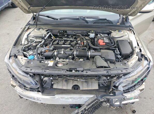 1HGCV1F1XLA117234 2020 HONDA ACCORD Золотой Вид задней части салона