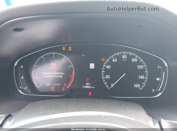 1HGCV1F1XLA133451 2020 HONDA ACCORD Black Widok tylnych siedzeń