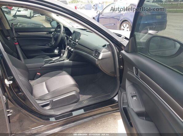 1HGCV1F1XLA133451 2020 HONDA ACCORD Black Widok wnętrza z przodu