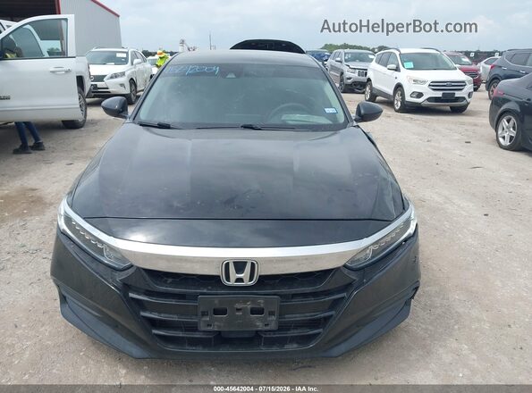 1HGCV1F1XLA133451 2020 HONDA ACCORD Black Widok zestawu wskaźników