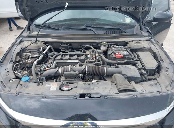 1HGCV1F1XLA133451 2020 HONDA ACCORD Black Widok z tyłu
