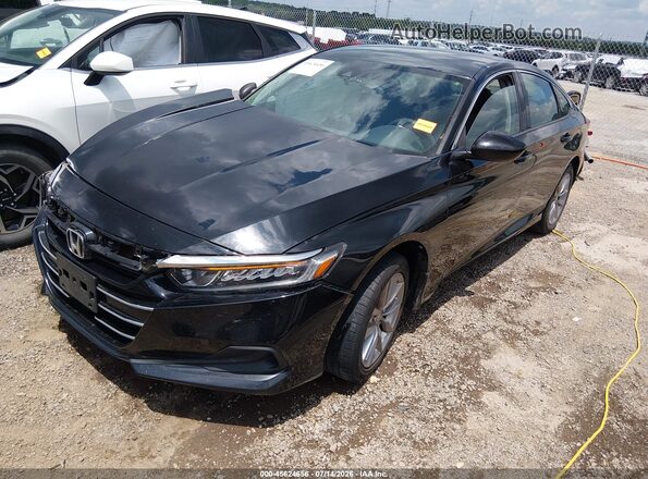 1HGCV1F1XMA024831 2021 HONDA ACCORD Black Vista tres cuartos delantera izquierda