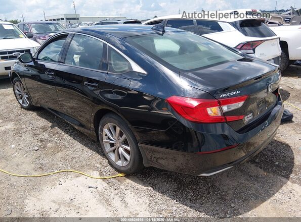 1HGCV1F1XMA024831 2021 HONDA ACCORD Black Trasero izquierdo