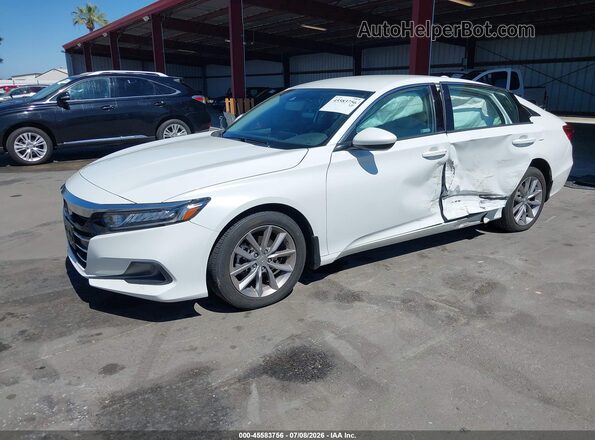 1HGCV1F1XNA017203 2022 HONDA ACCORD White Front left