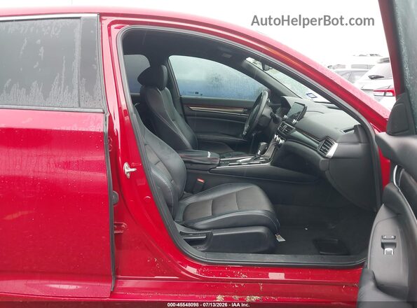 1HGCV1F30JA031655 2018 HONDA ACCORD Red Vista interior delantera