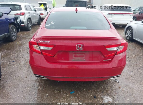 1HGCV1F30JA031655 2018 HONDA ACCORD Red 
