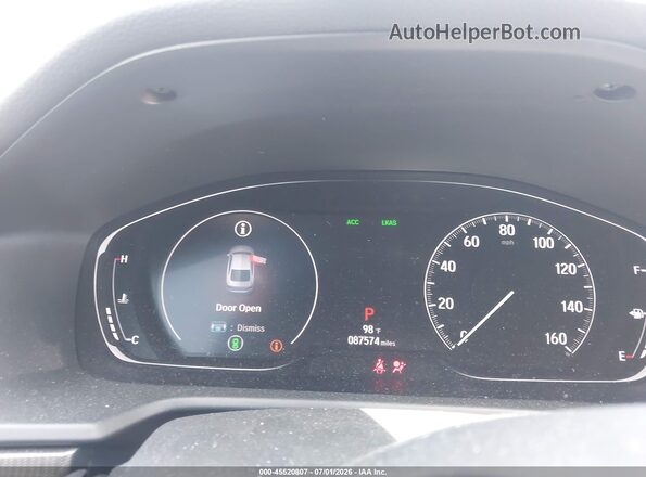 1HGCV1F30JA110761 2018 HONDA ACCORD Red Вид задніх сидінь