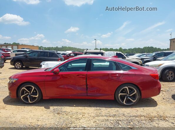 1HGCV1F30JA110761 2018 HONDA ACCORD Red Панорамний вид салону 360°