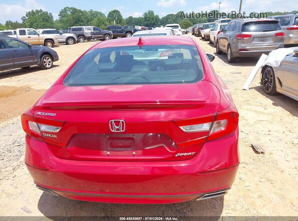 1HGCV1F30JA110761 2018 HONDA ACCORD Red 