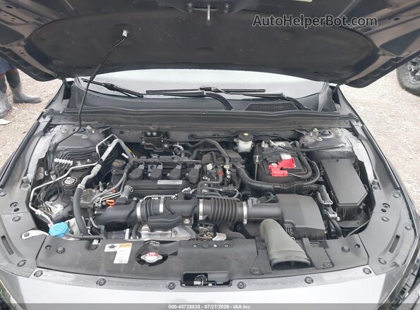 1HGCV1F30JA263589 2018 HONDA ACCORD Gray Vista trasera