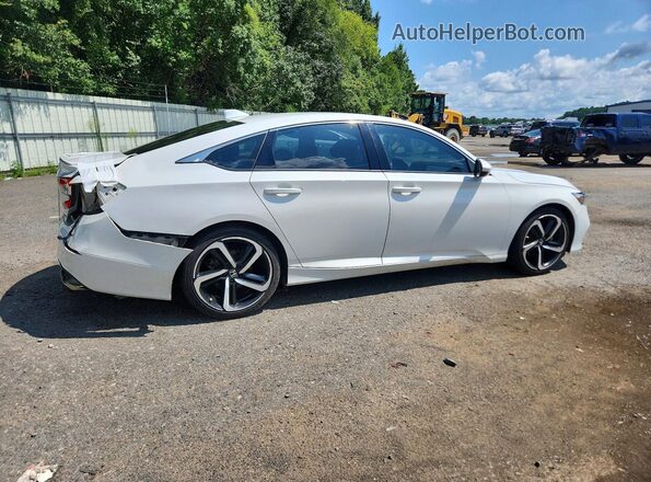 1HGCV1F30KA009169 2019 HONDA ACCORD White Tył prawy