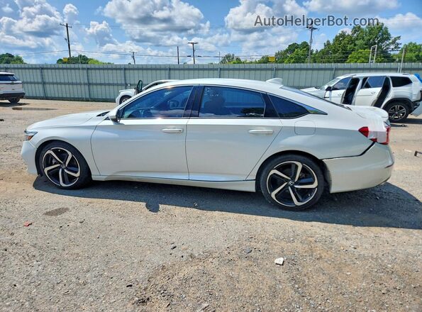 1HGCV1F30KA009169 2019 HONDA ACCORD White Tył lewy