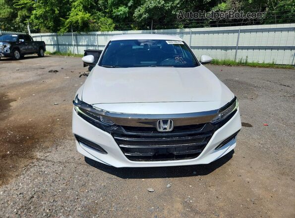 1HGCV1F30KA009169 2019 HONDA ACCORD White Widok z przodu