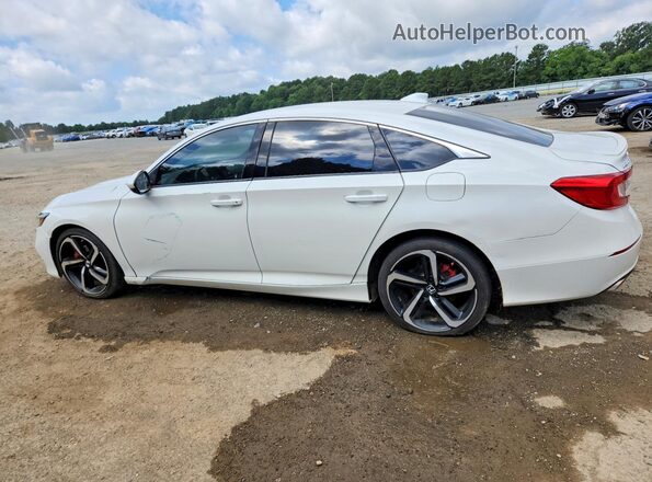 1HGCV1F30KA009446 2019 HONDA ACCORD White Задня ліва чверть