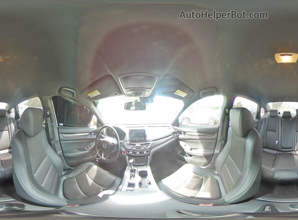 1HGCV1F30KA009446 2019 HONDA ACCORD White Вид наклейки з VIN-кодом