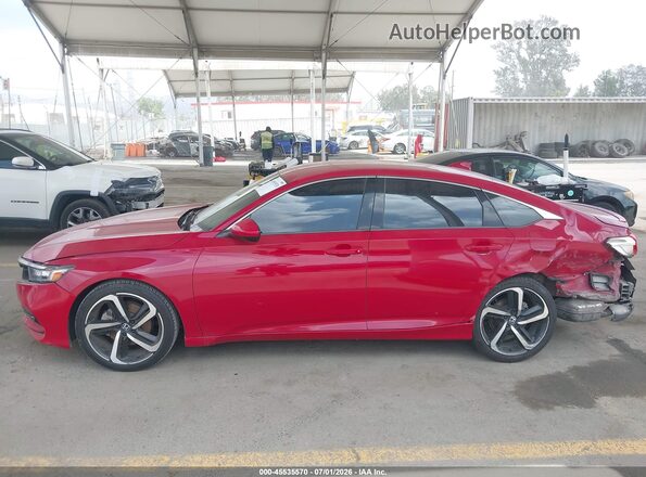 1HGCV1F30KA012136 2019 HONDA ACCORD Red 360 interior view