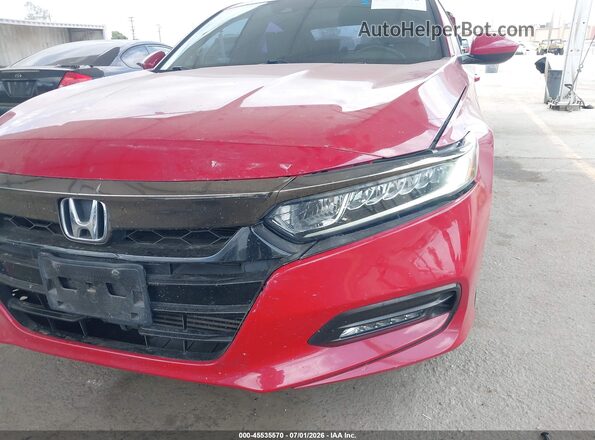 1HGCV1F30KA012136 2019 HONDA ACCORD Red 