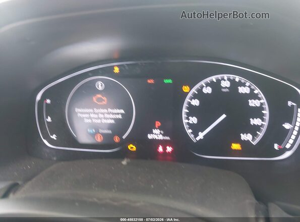 1HGCV1F30KA056945 2019 HONDA ACCORD White Вид задніх сидінь