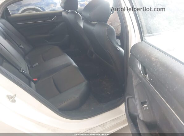 1HGCV1F30KA056945 2019 HONDA ACCORD White Вид наклейки з VIN-кодом