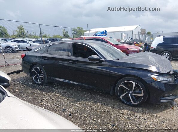 1HGCV1F30KA062423 2019 HONDA ACCORD Black Սալոնի 360 աստիճան տեսք