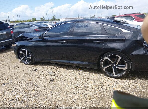 1HGCV1F30KA062423 2019 HONDA ACCORD Black 
