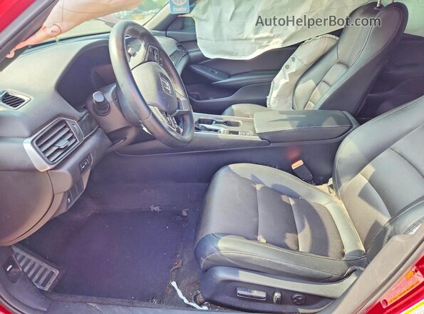 1HGCV1F30KA067847 2019 HONDA ACCORD Red Front interior view