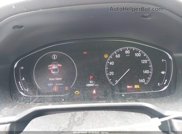 1HGCV1F30KA140246 2019 HONDA ACCORD Blue უკანა სავარძლების ხედი