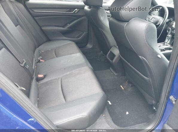 1HGCV1F30KA140246 2019 HONDA ACCORD Blue VIN კოდის სტიკერის ხედი