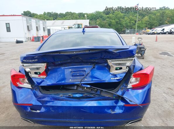 1HGCV1F30KA140246 2019 HONDA ACCORD Blue 