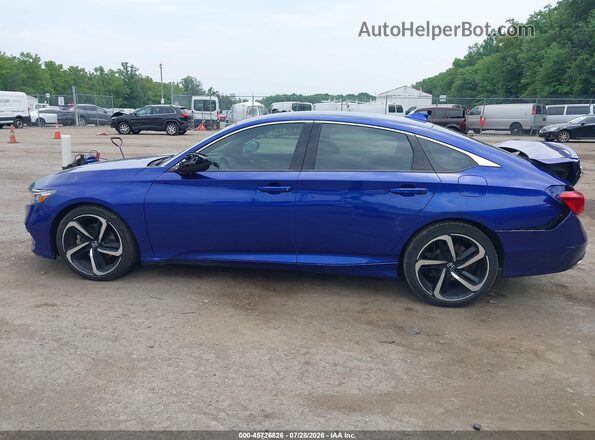 1HGCV1F30KA140246 2019 HONDA ACCORD Blue სალონის 360-გრადუსიანი ხედი