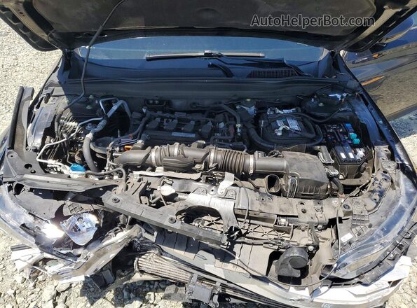 1HGCV1F30LA011795 2020 HONDA ACCORD Black Вид задньої частини салону