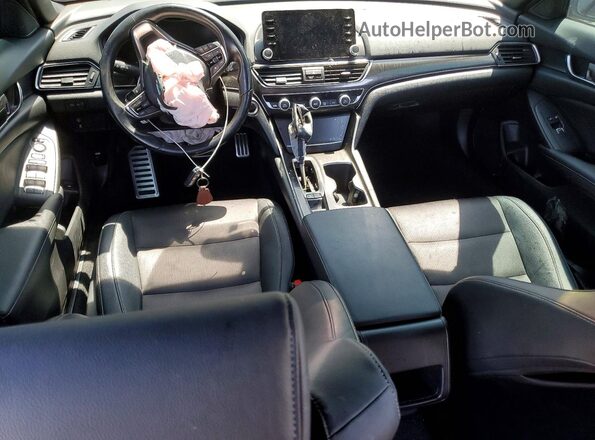 1HGCV1F30LA011795 2020 HONDA ACCORD Black Вид панелі приладів