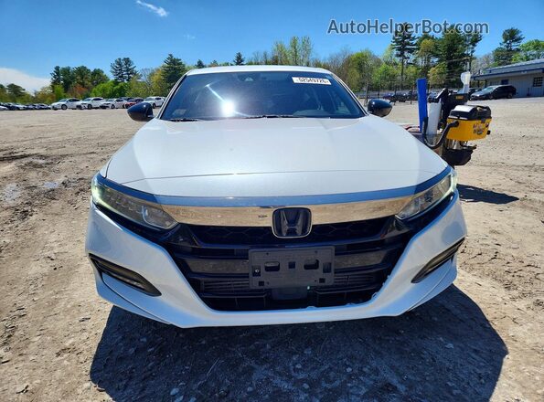 1HGCV1F30LA025549 2020 HONDA ACCORD White Front view