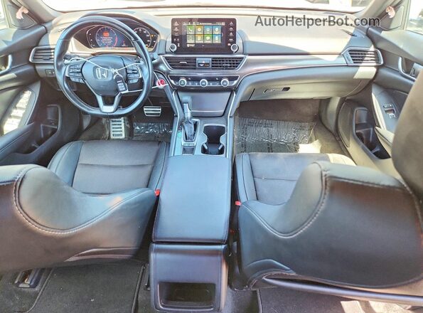 1HGCV1F30LA025549 2020 HONDA ACCORD White Dashboard view