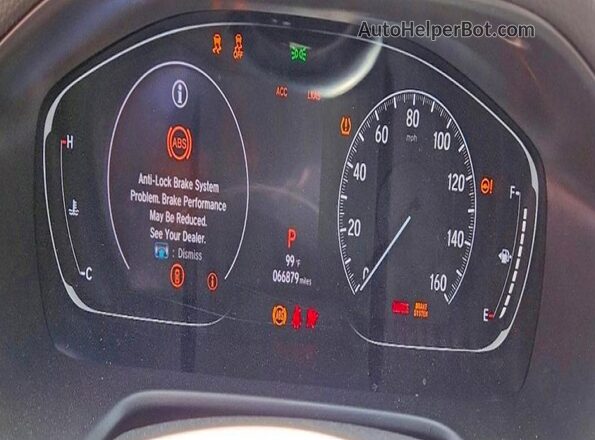1HGCV1F30LA035756 2020 HONDA ACCORD Gray Vista del cuadro de instrumentos