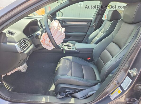 1HGCV1F30LA035756 2020 HONDA ACCORD Gray Vista interior delantera