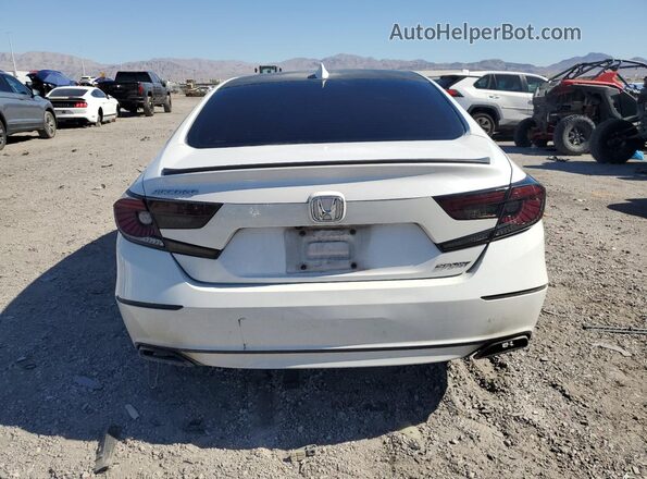 1HGCV1F30LA060771 2020 HONDA ACCORD White Rear view