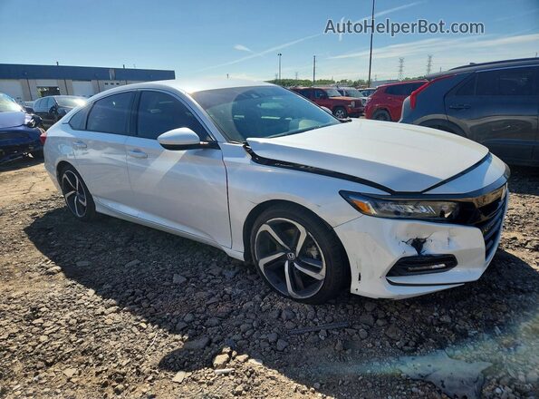 1HGCV1F30LA061838 2020 HONDA ACCORD Белый Передняя правая четверть