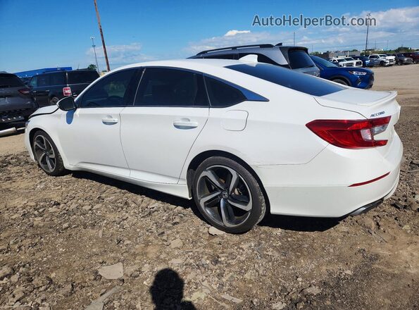 1HGCV1F30LA061838 2020 HONDA ACCORD Белый Задняя левая четверть