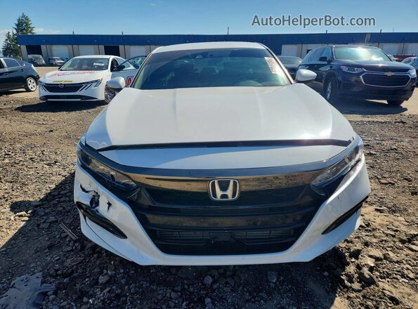1HGCV1F30LA061838 2020 HONDA ACCORD Белый Вид спереди
