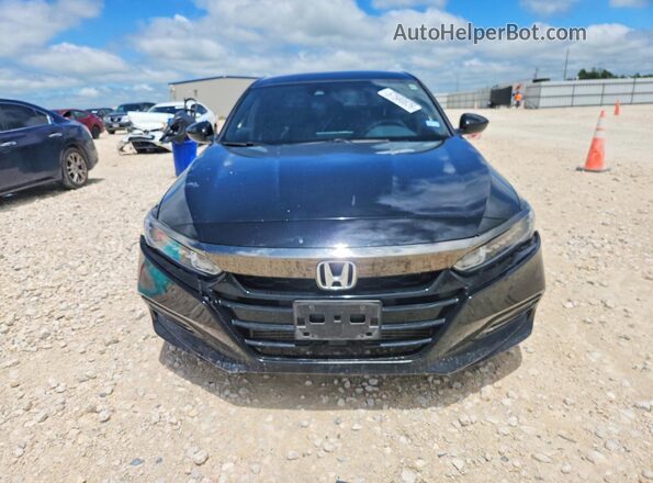 1HGCV1F30LA080762 2020 HONDA ACCORD Black Դիմացի տեսք
