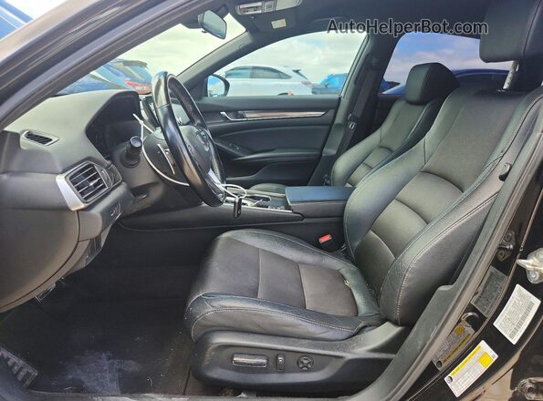 1HGCV1F30LA080762 2020 HONDA ACCORD Black Սալոնի դիմացի տեսք